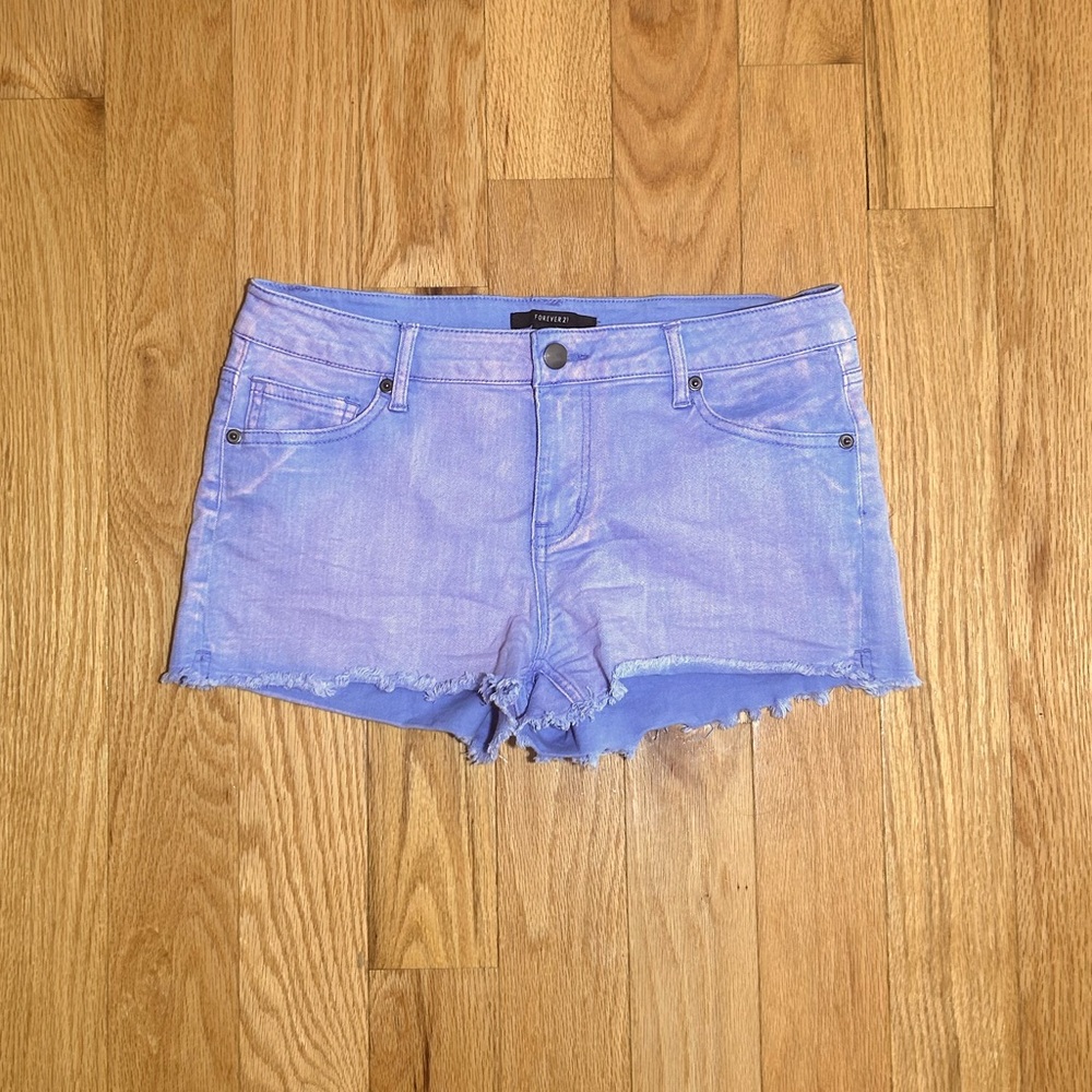 Y2K Forever 21 woman’s periwinkle denim short